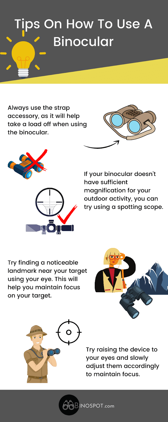 Best Binoculars Under 200 infographic
